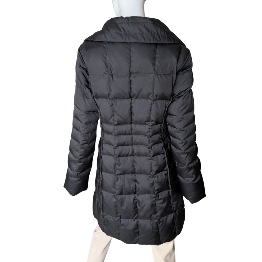 Laundry By Shelli Segal Black Puffer Coat Size Large - Picture 5 of 7
